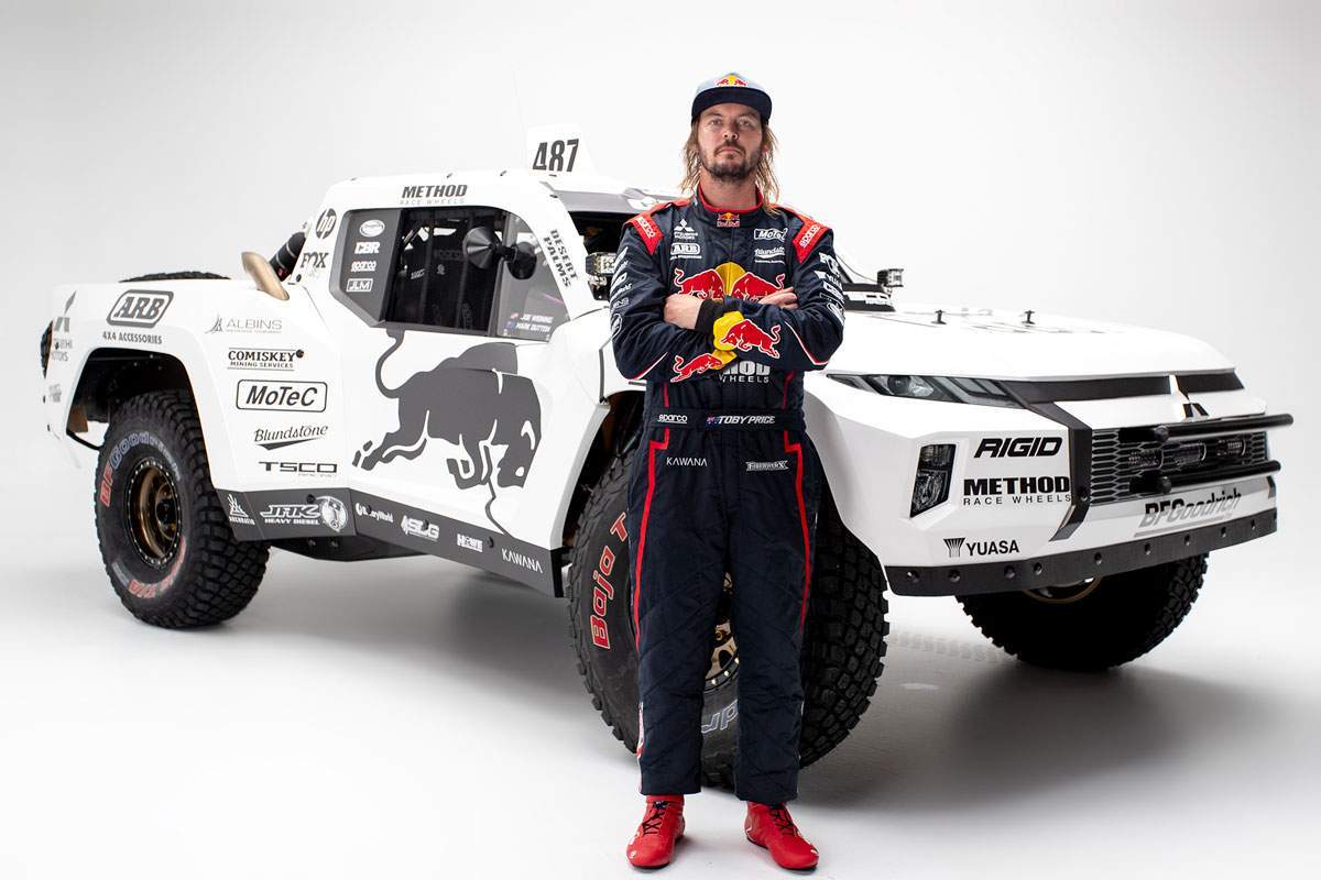 Toby Price Unveils World-First Mitsubishi Triton-Inspired Trophy Truck