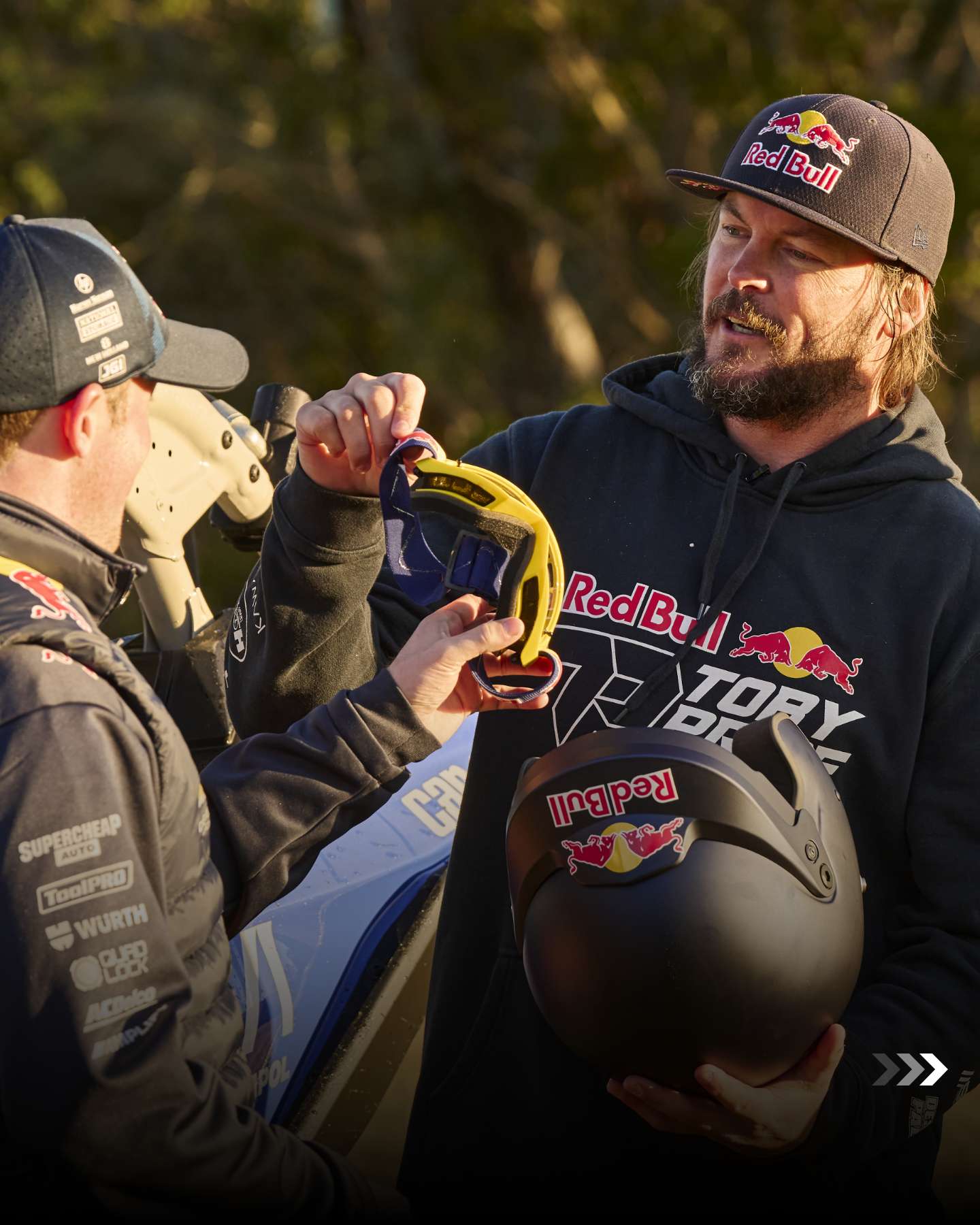 Toby Price, Will Brown and Broc Feeney at the Backyard Rally (1 of 7)