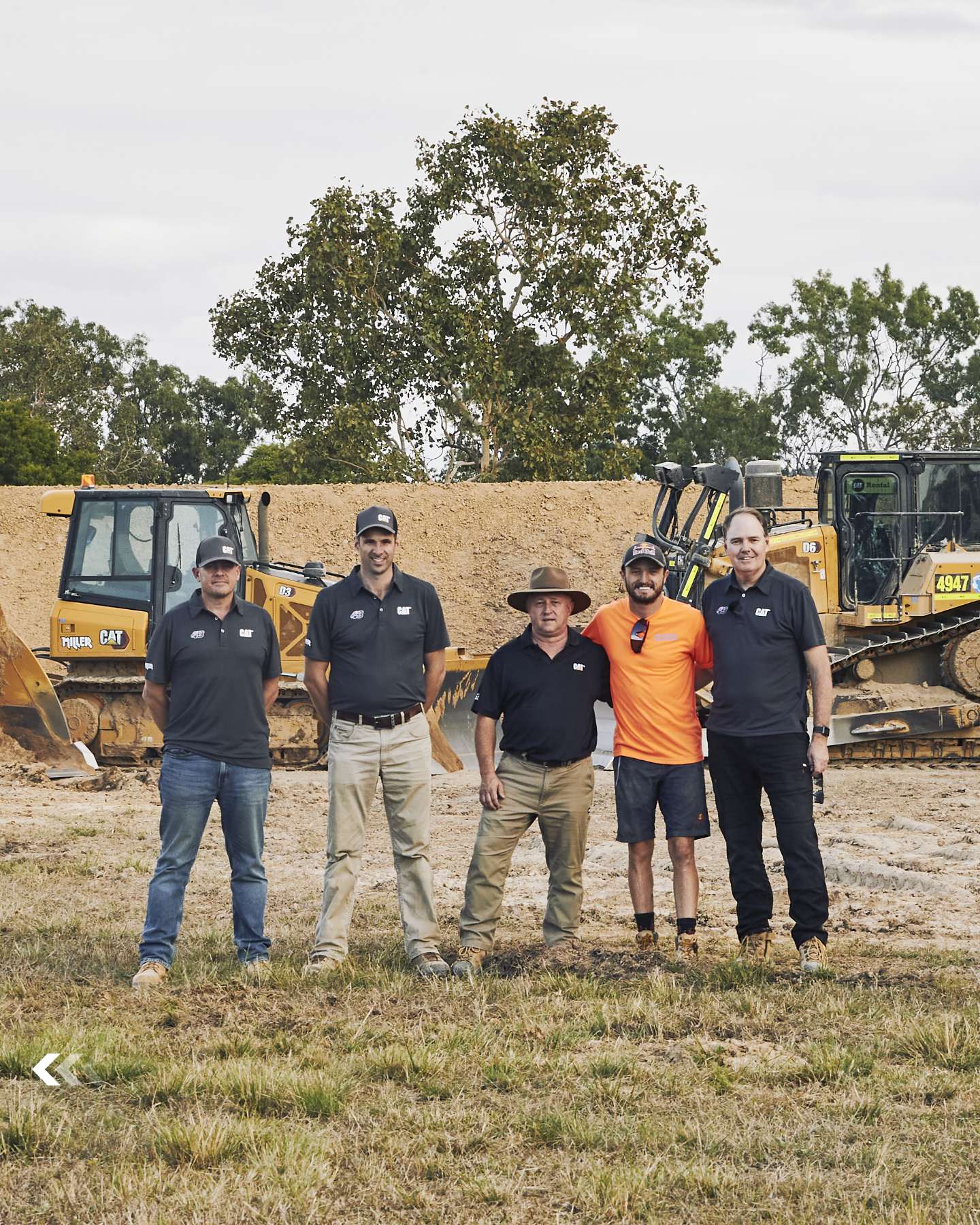 Jack Miller with the Caterpillar and Hastings Deering crew