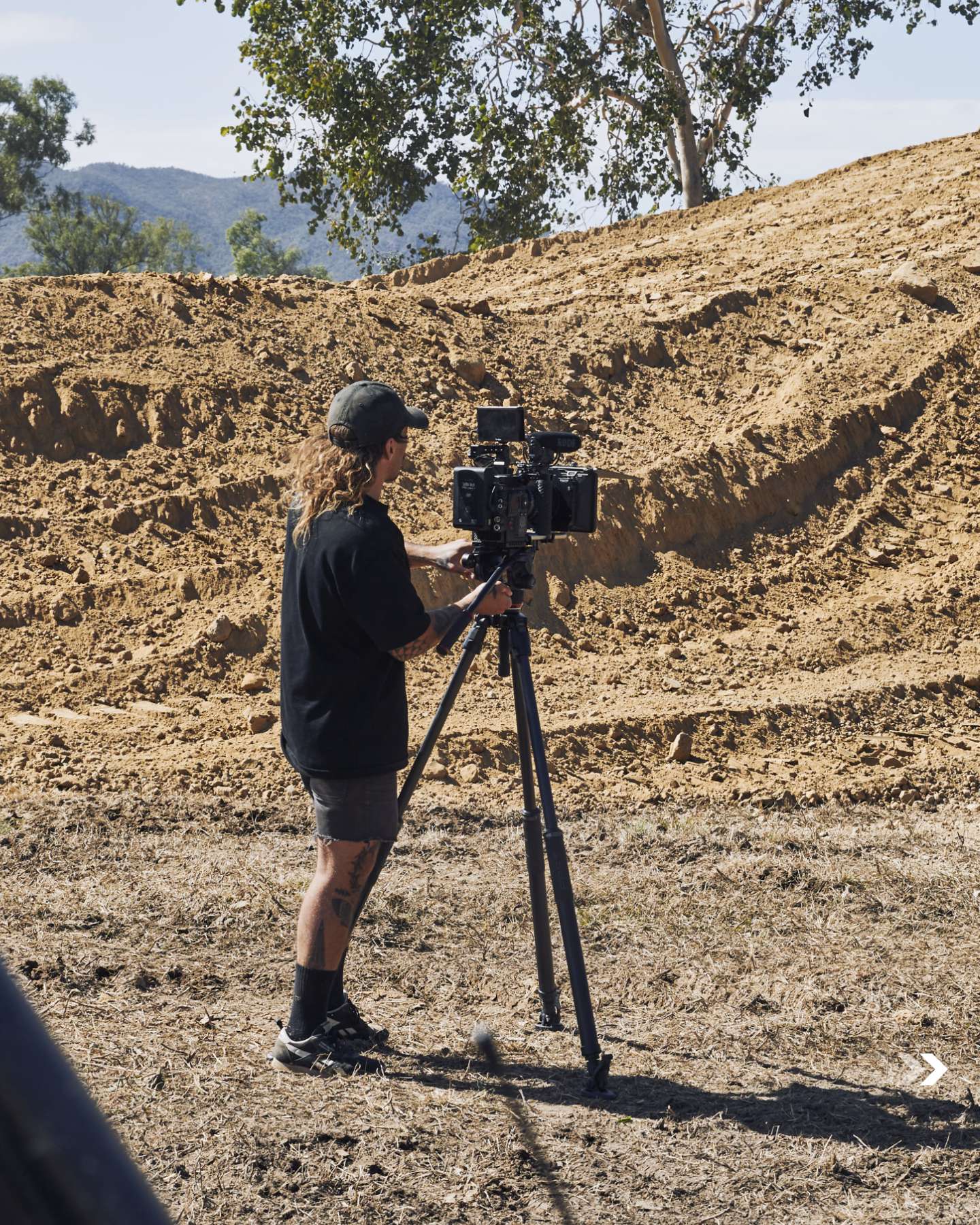 Camera operator filming the Dream Build